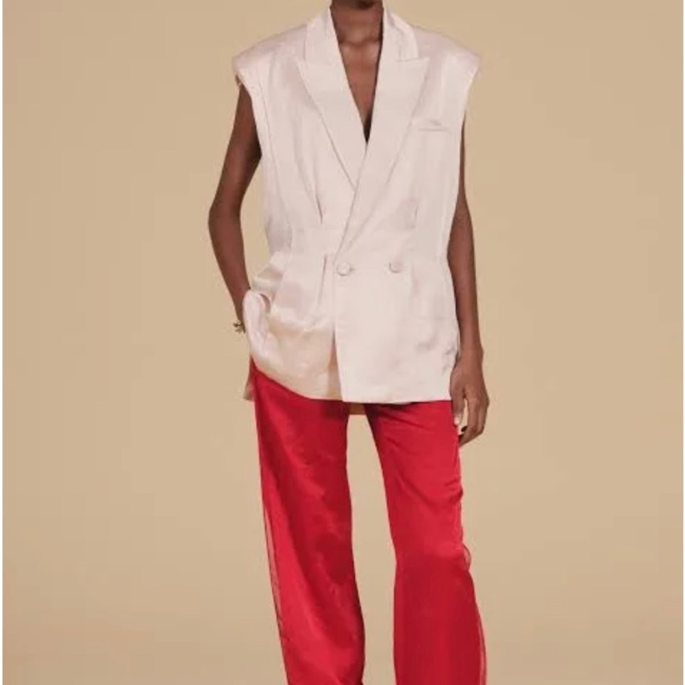 Zara Long Vest, Size XS, Oversized and can be worn as a dress as well!